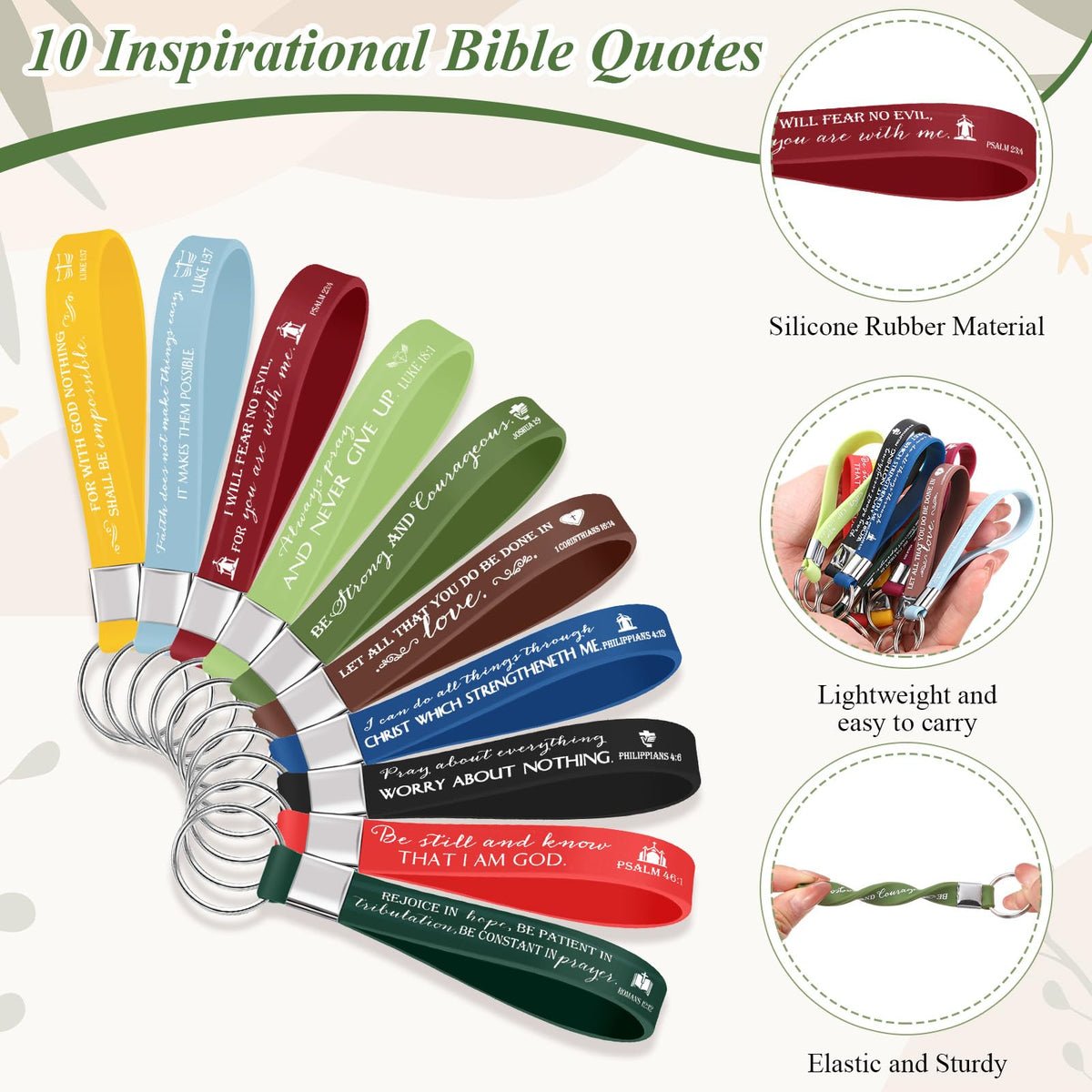 Fumete canvas bag with religious quotes ideal for church events and gifts.