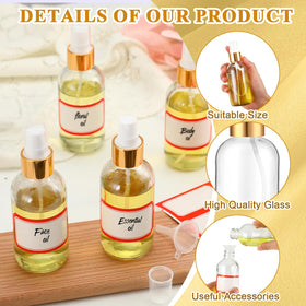 Fumete label sheets and funnels included for easy customization