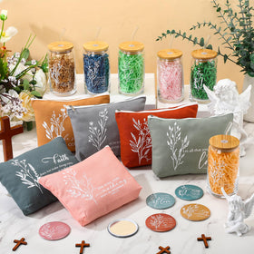 Fumete mini pocket mirror with inspirational quotes for purse reminders