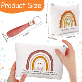Fumete teacher gift keychains with uplifting messages for end-of-year keepsakes