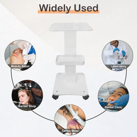 Versatile trolley for beauty studios, salons, barber shops.