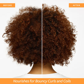 Function of Beauty Coily Shampoo label view shows vegan, sulfate-free ingredients