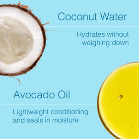 Function of Beauty straight shampoo 22oz bottle keeps hair hydrated without weighing down.