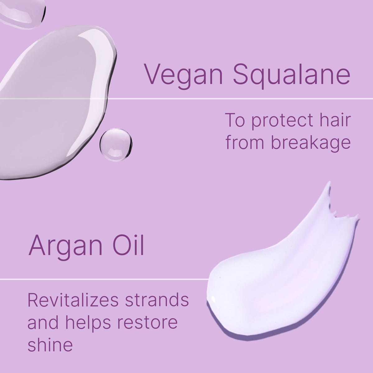 Function of Beauty Wavy Hair Mask ingredients vegan squalane are shown for protection