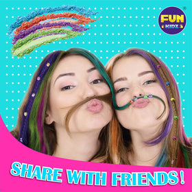 FUN KIDZ beads for braids offer three decorating options for variety.
