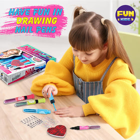 FUN KIDZ Craft Nail Pens Kit tools organized for easy crafting