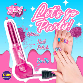 FUN KIDZ nail art session with friends promotes social creativity.