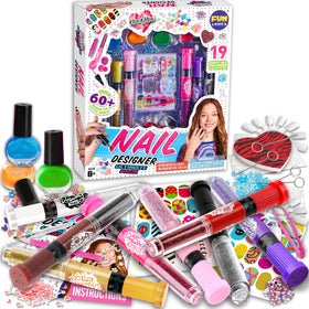 FUN KIDZ Nail Polish Pens Kit main set shows colorful tools for creative nail art.