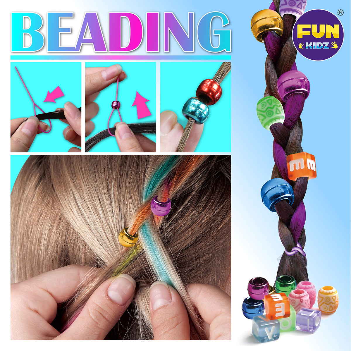 FUN KIDZ washable formula enables easy removal after colorful play.
