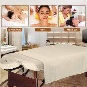 FUNLIYING easy-care machine-washable massage sheets save time between sessions