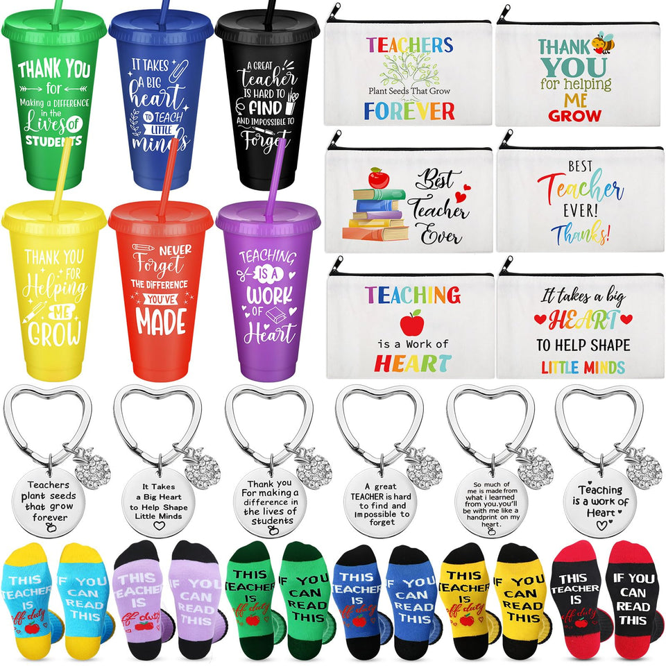 Funnymoom teacher tumbler 24oz with lid and straw for on-the-go hydration