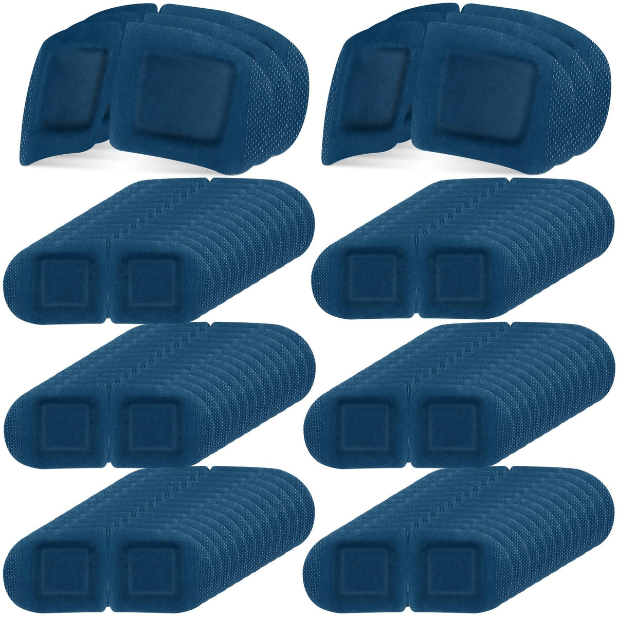 Funnysoft 100-pack disposable eye masks in bulk packaging for easy daily use and family sharing.