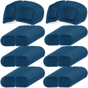 Funnysoft 100-pack disposable eye masks in bulk packaging for easy daily use and family sharing.