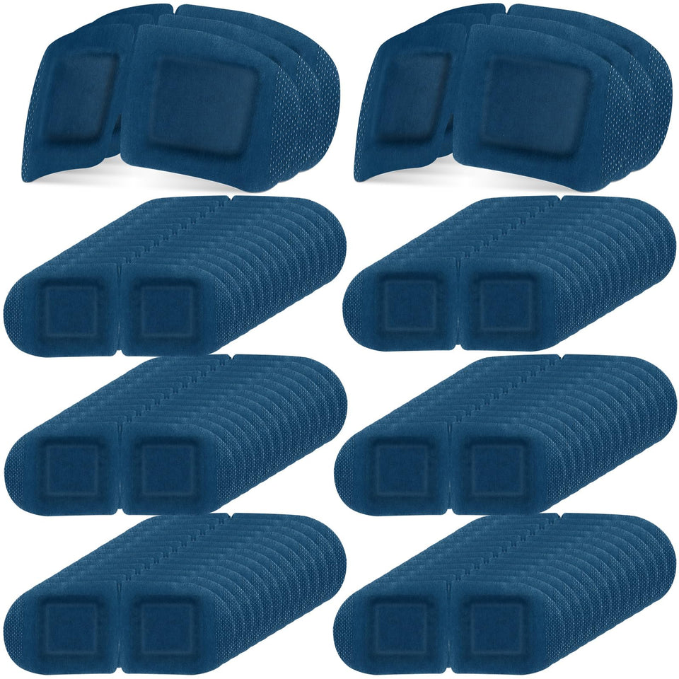 Funnysoft 100-pack disposable eye masks in bulk packaging for easy daily use and family sharing.