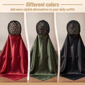 Funnysoft hairnet close-up shows compact size for easy packing and travel.