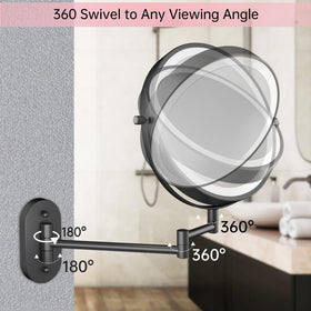 FUNTOUCH 360-degree rotation and extendable arm for flexible viewing angles.