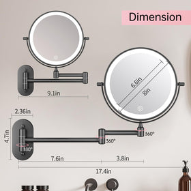 FUNTOUCH anti-rust stainless steel construction supports long-lasting bathroom use.