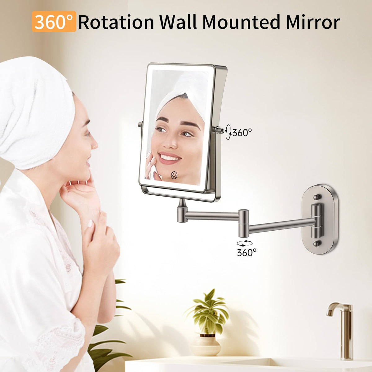 FUNTOUCH square design vanity fits compact spaces with organized styling.