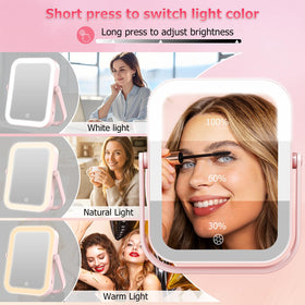 FUNTOUCH mirror features dimmable touch control for precise brightness