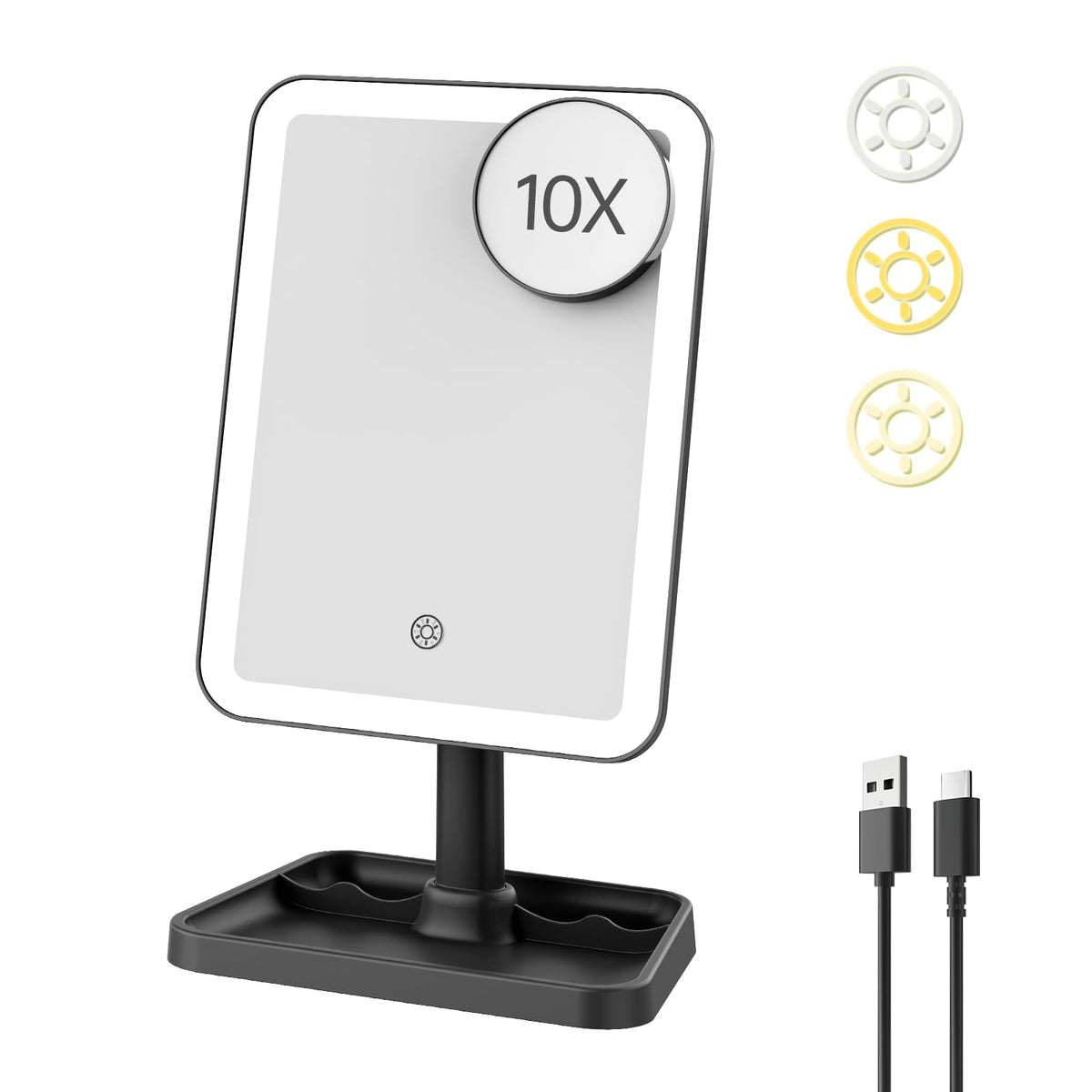 FUNTOUCH vanity mirror gift-ready design makes a thoughtful present.