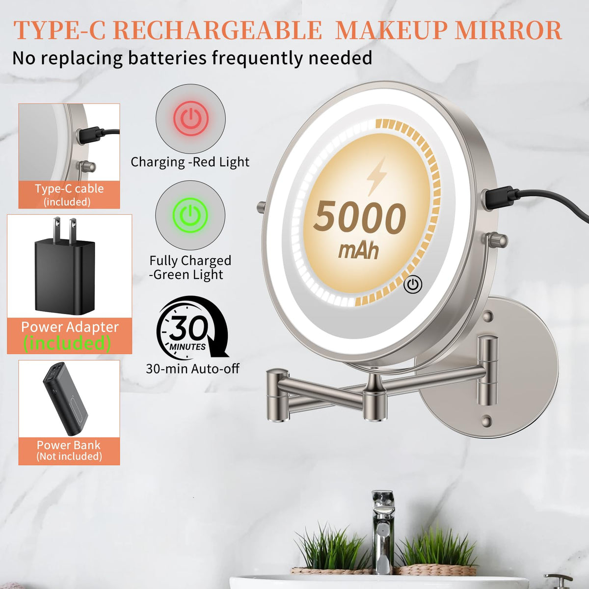 FUNTOUCH three-color dimmable lighting to adapt to tasks