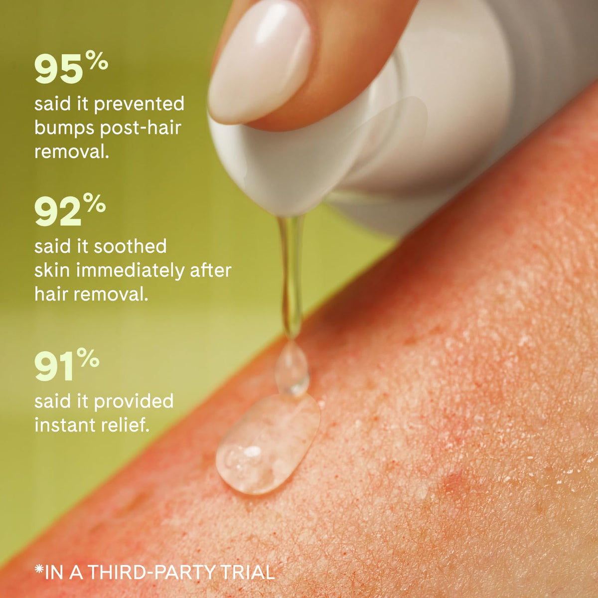 Fragrance-free label on Fur Flash Repair Gel indicates gentle care for sensitive skin.