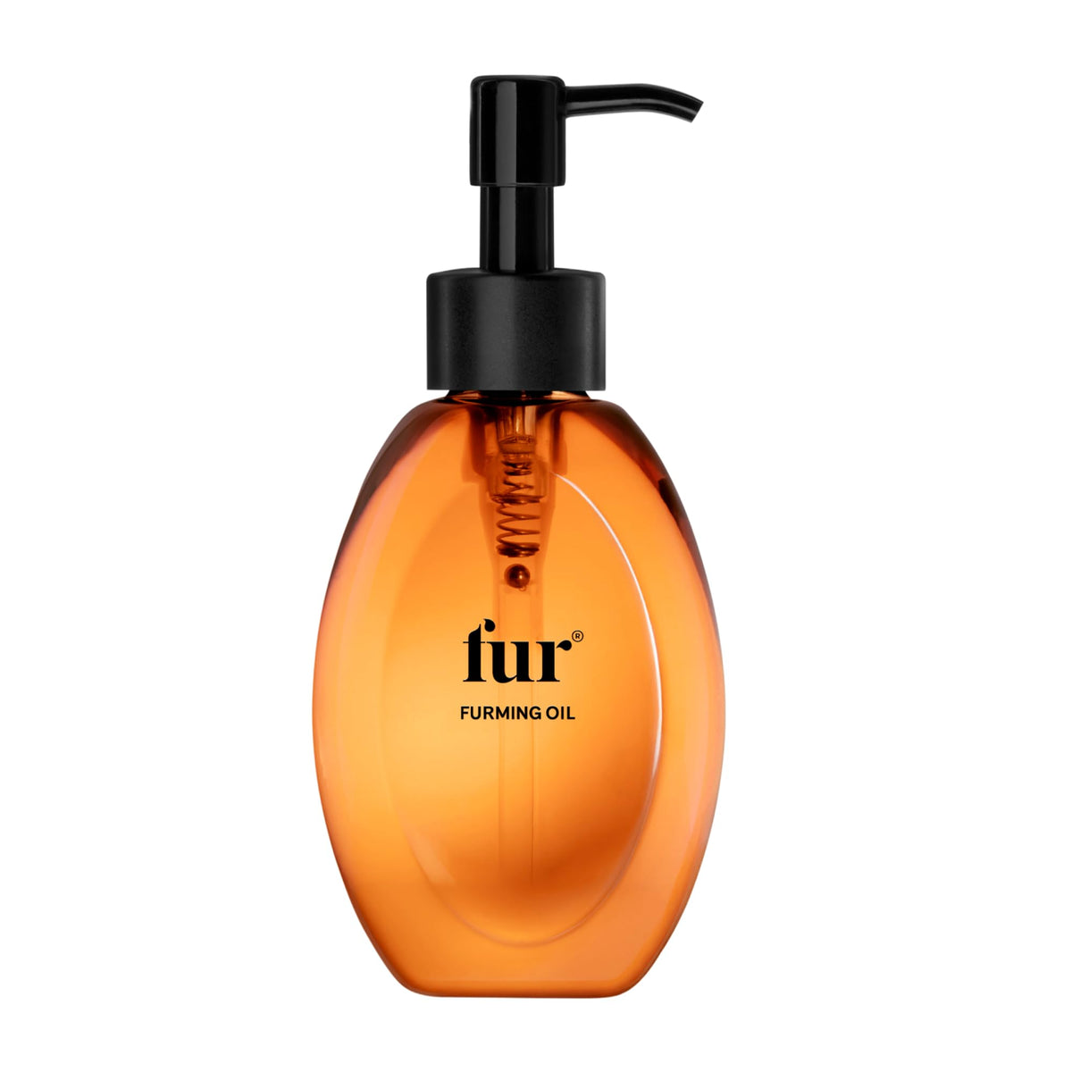 Fur Furming Oil bottle close-up showing lightweight hydration for daily care