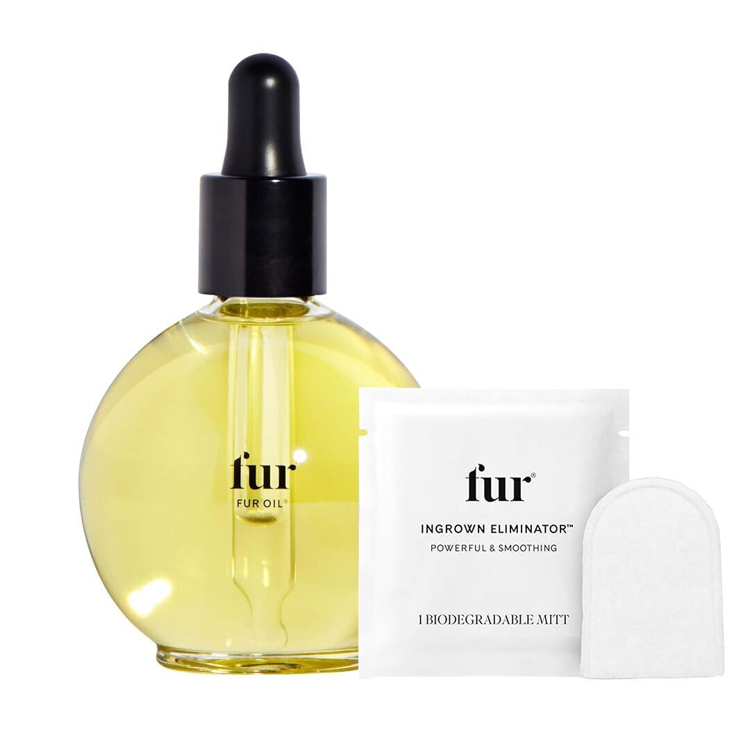 Fur Oil bottle, 2.5 oz, for daily skin and hair care.