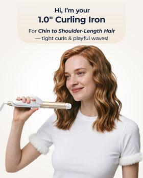 FURIDEN Lite 2-in-1 tool creates curls or straight styles