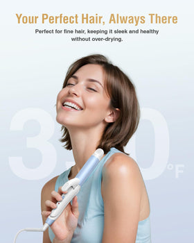 FURIDEN Lite fine-hair-friendly 390F, gentle warmth for delicate strands.