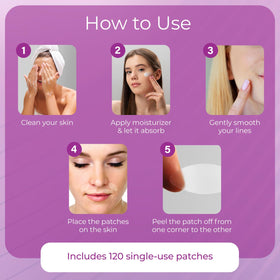 Furlesse Lip-Sticks patches made from clear hypoallergenic material