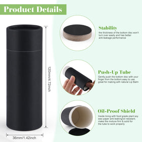 Furnido cardboard tube with push-up mechanism enables easy, eco-friendly dispensing.