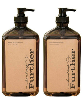 Further Glycerin Hand Soap bottle close-up, natural formula for gentle cleansing.