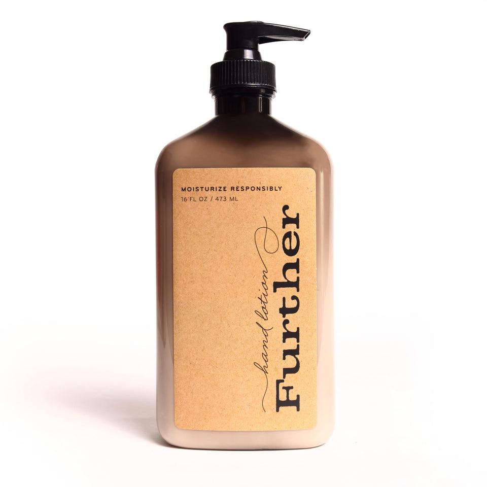 Further glycerin lotion 16 oz bottle for deep hydration and daily skin care.