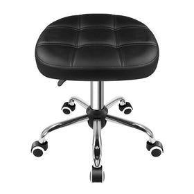 FURWOO oval rolling stool cushion close-up highlighting plush comfort