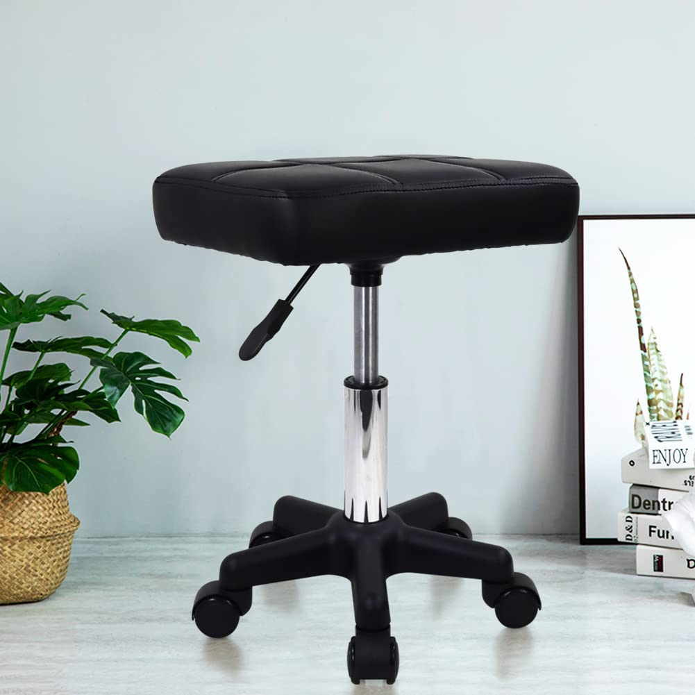 FURWOO height-adjustable stool adapts to different workstations for therapists.