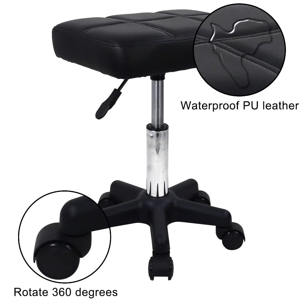FURWOO stool in-use supports flexible therapist positioning during sessions.