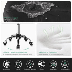 FURWOO waterproof PU leather cover easy to clean after sessions