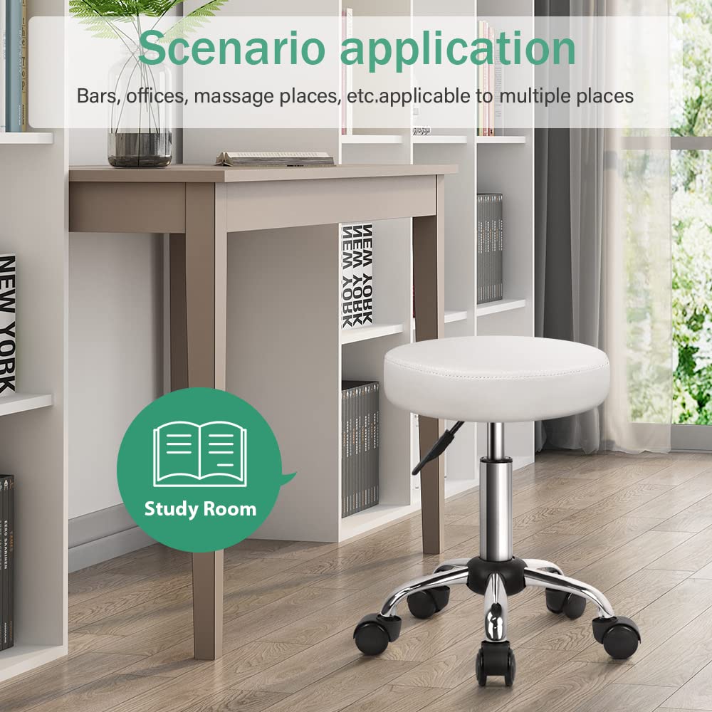 FURWOO chair with universal wheels for smooth floor mobility.