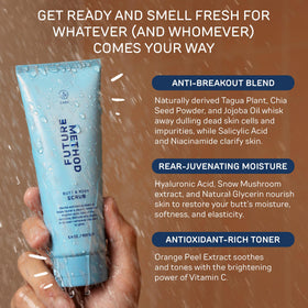 FUTURE METHOD exfoliation beads close-up highlighting gentle micro-exfoliation