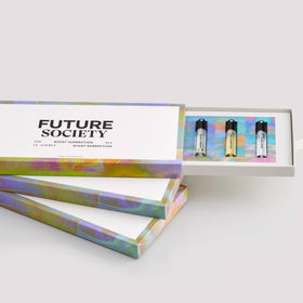 Future Society fragrance discovery set six-scent box highlights science-inspired florals.