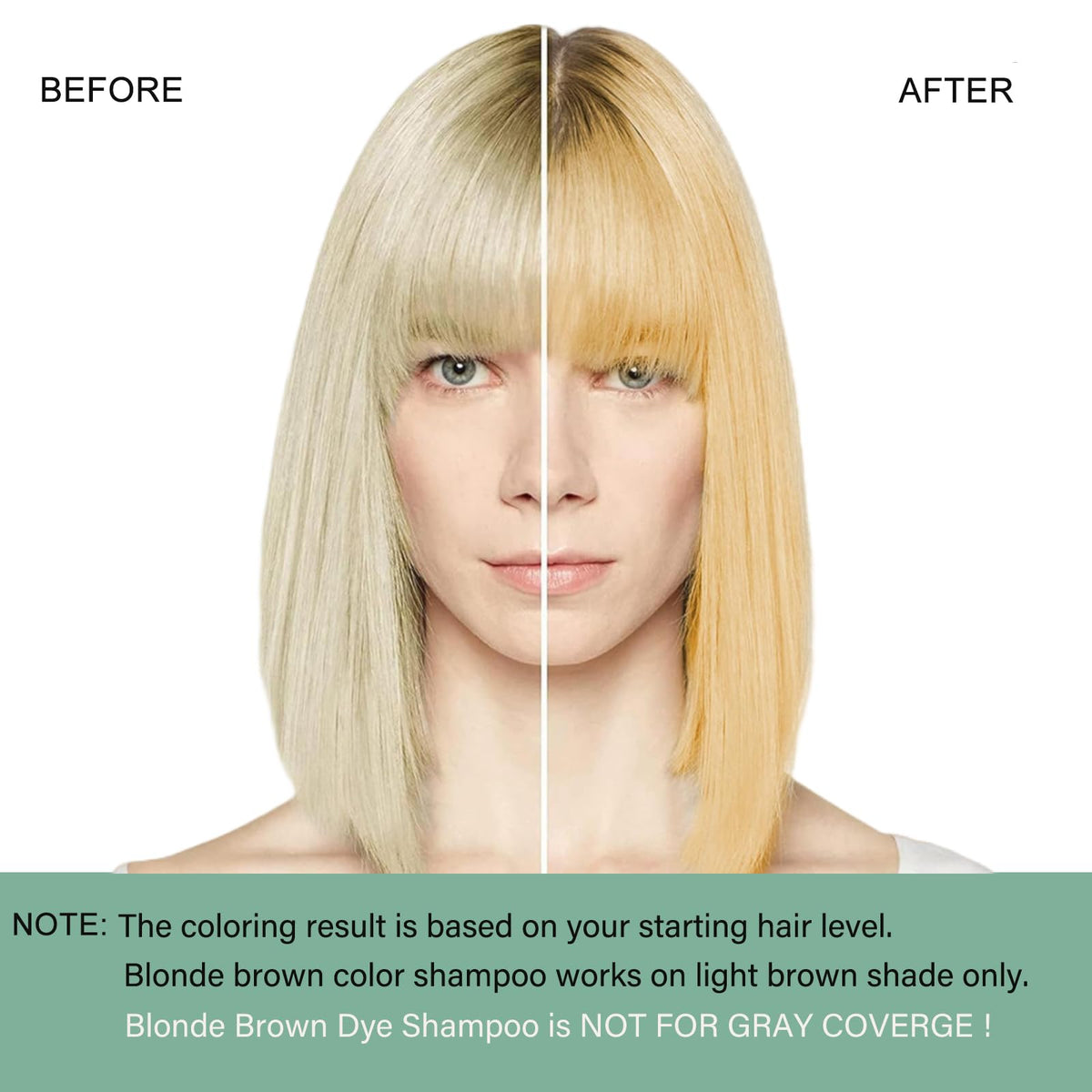 Fvquhvo 3-in-1 hair color shampoo packaging shows convenient all-in-one solution