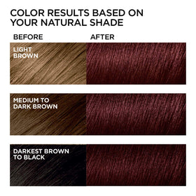 Fvquhvo 3in1 shampoo demonstrates cleansing, coloring, and conditioning in one step.