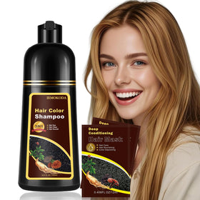 Fvquhvo Blonde Brown Hair Color Shampoo application for instant color at home