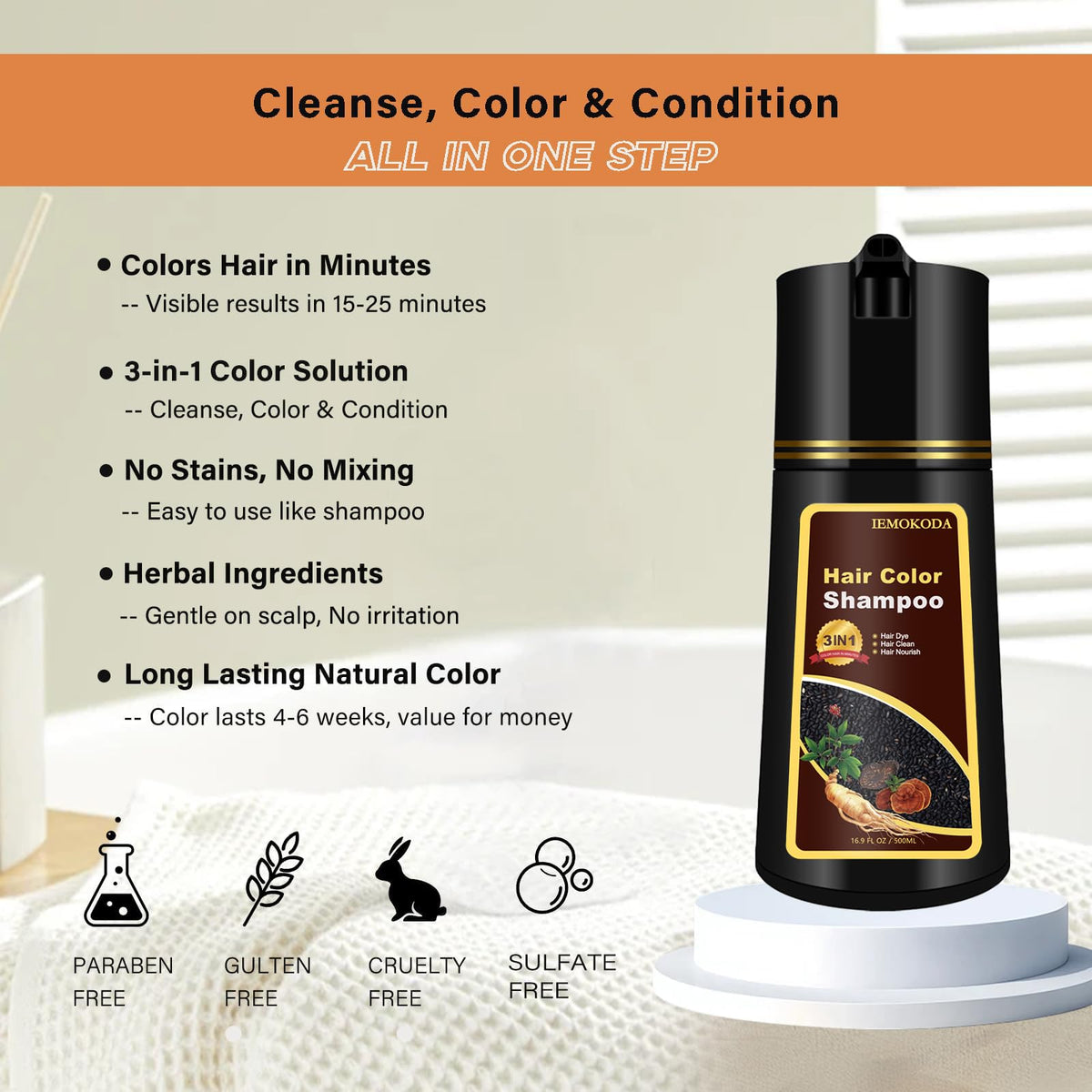 Fvquhvo herbal ingredients with ginger and argan oil.