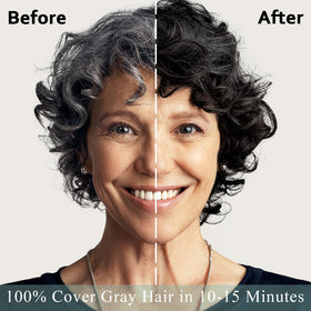 Walnut leaf extract on packaging suggesting natural shine