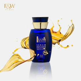 F&W Vitamin C serum on shelf beside other skincare products