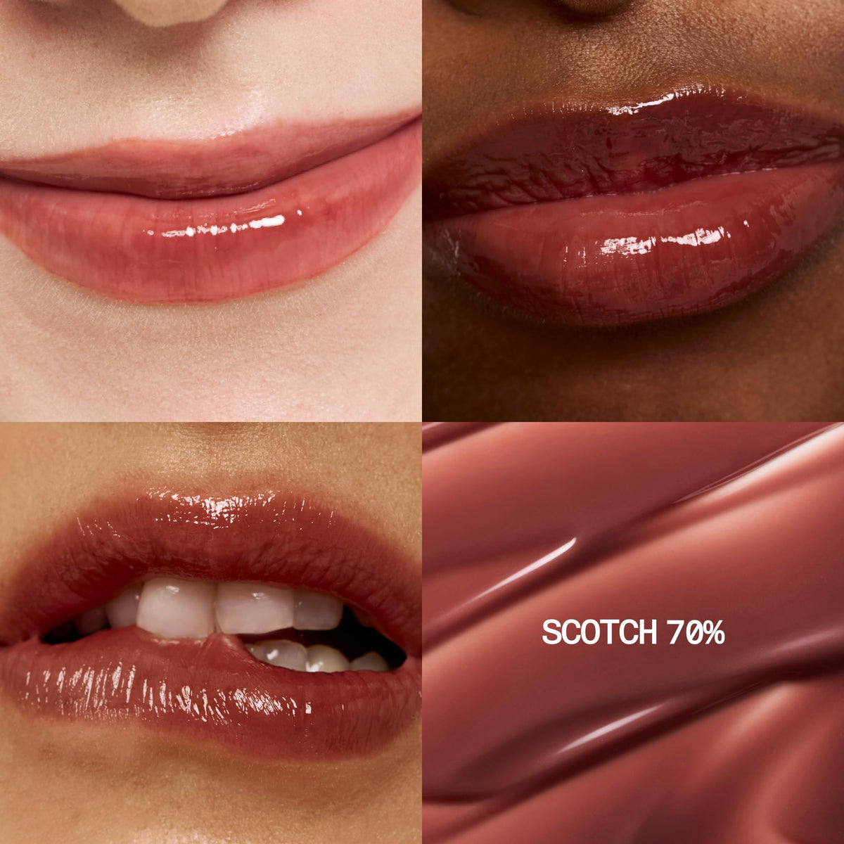 Fwee 3D Voluming Gloss smooth application on lips.