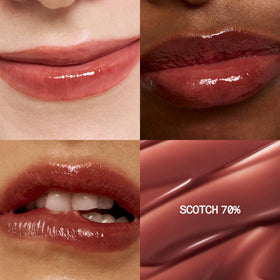 Fwee 3D Voluming Gloss smooth application on lips.