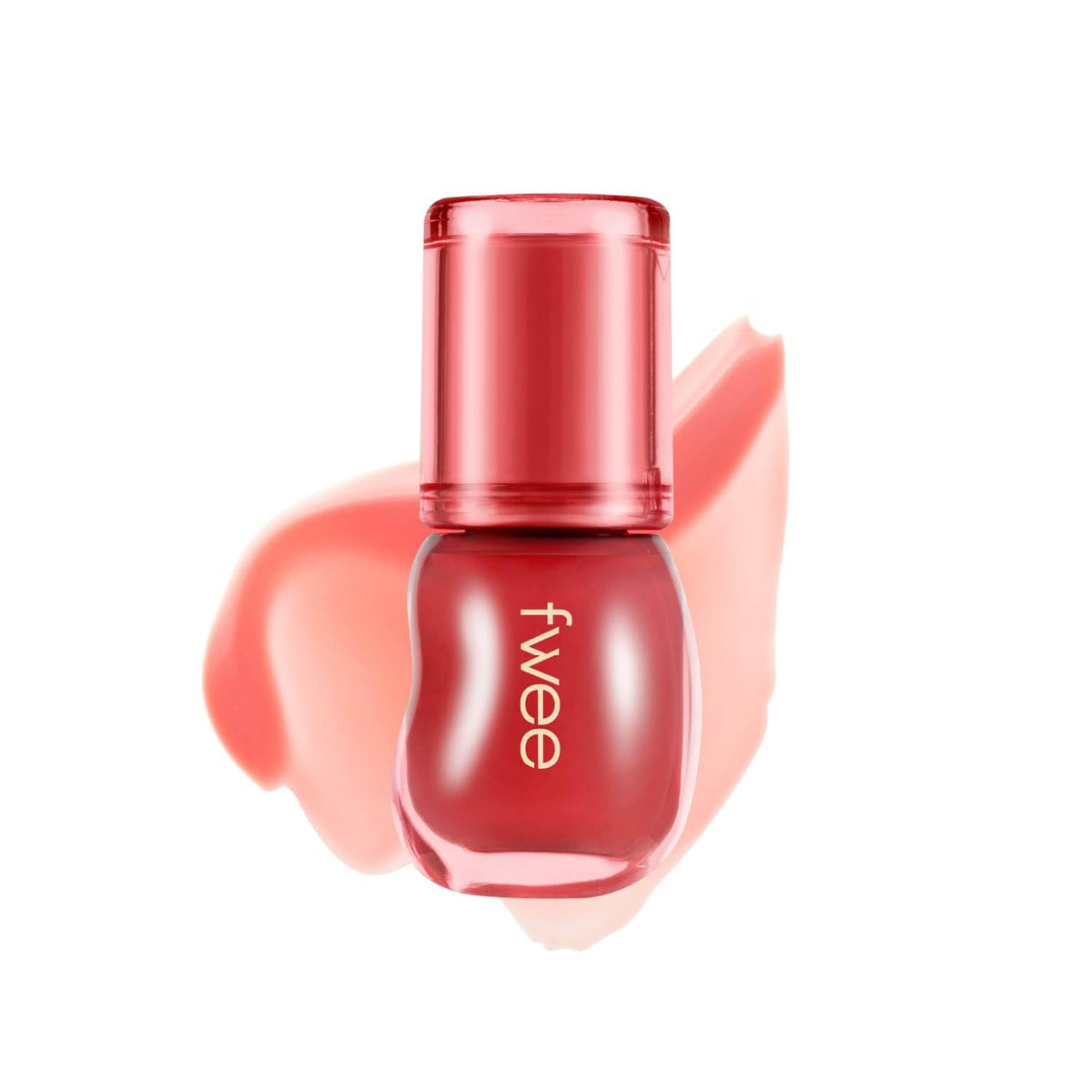Fwee 3D Voluming Gloss Sorbet jar closeup showing high shine lips